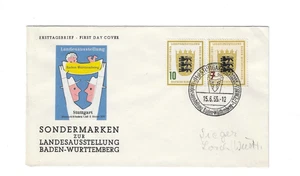 ALEMANIA 1955 FDC Mi 212-213 - Imagen 1 de 2