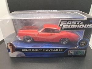 JADA FAST & FURIOUS DOM'S CHEVY CHEVROLET CHEVELLE 55 ROT AUTOMODELL 97380 1:32 - Bild 1 von 2