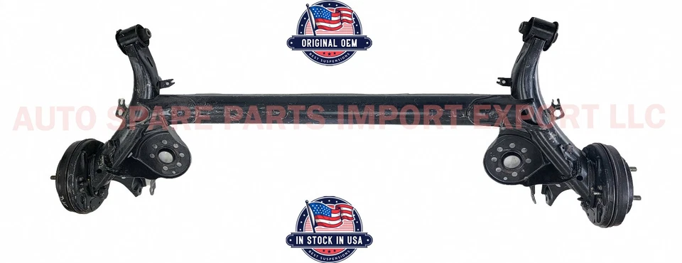 Conjunto de eje de haz trasero Mitsubishi Mirage 2020-2023 (con tambores) 4120A273 Foto 1 de 4