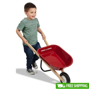 Kinder Schubkarre Spielzeug Stahlkörper robust Outdoor Gartenarbeit Spielgerät 3 Jahre - Bild 1 von 6