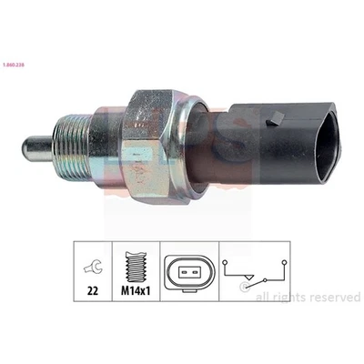 ORIGINAL® Eps Schalter, Rückfahrleuchte für VW LUPO I Skoda FABIA I Combi - Bild 1 von 4