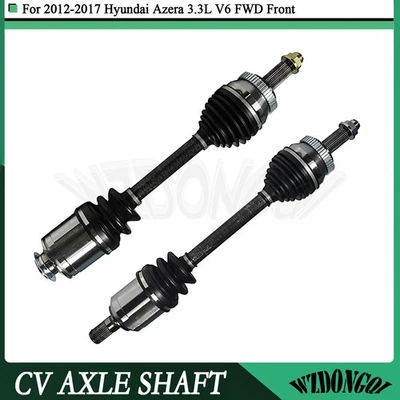 2x Front CV Joint Axle Shaft Fits Hyundai Azera Base Limited 3.3L V6 2012-2017 — 第 1/4 张图片