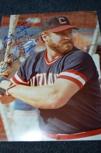 Toby Harrah Signed 8x10 Photo Cleveland Indians - Picture 1 of 1