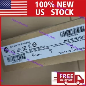 New Allen-Bradley AB 1747-L551 /C SLC 5/05 CPU Processor Unit Module 1747 L551 - Picture 1 of 7