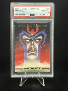 MAGNETO 1993 SkyBox Marvel Masterpieces #39 MCU PSA 10 GEM MINT 🔥New Slab!!🔥 - Picture 1 of 7