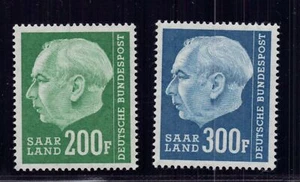Saarland Michel numer 427 + 428 czysty - Zdjęcie 1 z 2