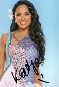 TV/DANCING: KATYA JONES SIGNED 6x4 PORTRAIT PHOTO+COA **PROOF** - Picture 1 of 2
