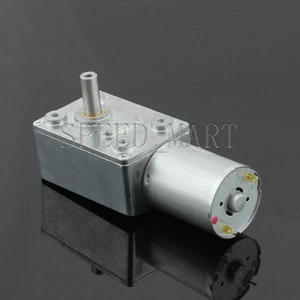 Gusano turbo reversible de alto par motor engranado motor de CC GW370 12V 2 rpm - Imagen 1 de 2