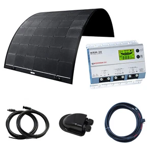 DISCOUNTED 240W CIGS flexible solar charging kit for caravan/camper/RV/yacht - Picture 1 of 6