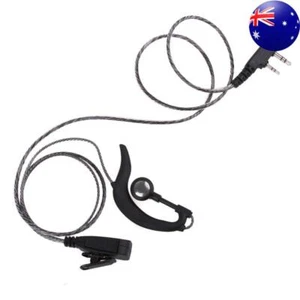2 Pin Walkie Talkie Headset with PTT MIC K Type Earpiece Headset for BAOFENG - Zdjęcie 1 z 8