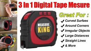  Measure King Pro  3-in-1 Digital Tape Measure Anything Fast and Easy 