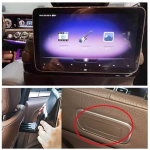 Android Headrest Monitor For Mercedes GLE 450 2020 Rear Seat Multimedia Player - Picture 1 of 10