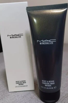Mascarilla de carbón MAC Mineralize Reset & Revive 3,4 fl oz/100 ml nueva en caja oferta Foto 1 de 4