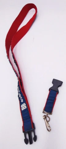 Vintage National Guard & Dale Earnhardt Jr #88 NASCAR Laynard Key Ring Cover