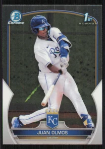 2023 Bowman Chrome Prospects #BCP136 Juan Olmos - Picture 1 of 2