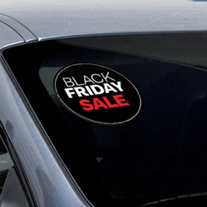 Venta Black Friday Calcomanía Parabrisas Coche Lote Concesionario Publicidad Adhesivo - Imagen 1 de 1