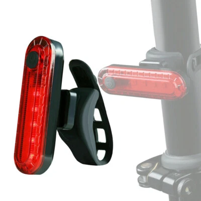 Cycling Warning LED Rear Lamp Bike Taillight Flashing Light Bicycle Caution Lamp - Image 1 of 4