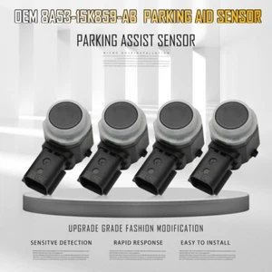 4X OEM 8A5315K859AB PDC Reverse Bumper Object Backup Parking Aid Sensor For Ford - Picture 1 of 9