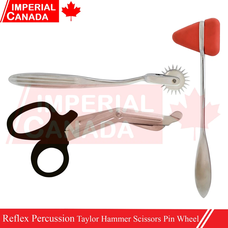 Kit de 3 piezas Reflex Percusión Taylor Hammer Tijeras Pin Rueda Prohibición Médica DS-2069 Foto 1 de 4