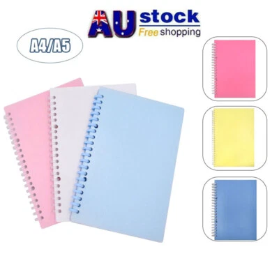 Sticker Collecting Album Sticker Book 40 Sheets A4/A5 PU Leather Cover Scrapbook - image 1 of 4