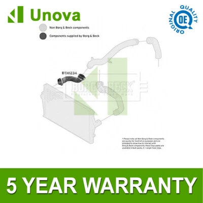 Manguera turbo Unova para Volvo S60 2005-2010 V70 1999-2007 2.0 2.4 D 2.5 31261371 Foto 1 de 4