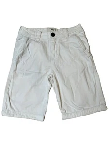 Abercrombie Kids Boy's White Chino Shorts w/ 8" Inseam Size 13/14 - Picture 1 of 4