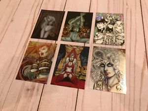 Set of 6 Lady Death Chaos Comics Trading Cards Chromium Card Set IV - Picture 1 of 4