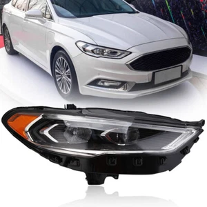 Headlight For Ford Fusion 2017-2020 Right Passenger Full LED Projector Headlamp - Picture 1 of 19