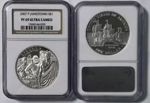 2007 P Jamestown $1 Comm. PF69 Ultra Cameo NGC - Picture 1 of 2