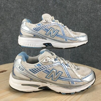 New Balance Zapatos Mujer 9 Tenis Plateado Azul Con Cordones Informales Deportes WR620WSB Foto 1 de 4