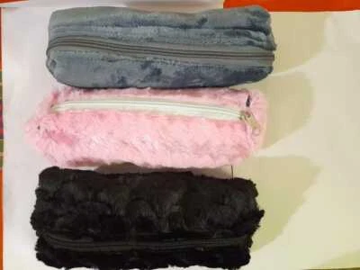 1 Pc School Pencil Case Kawaii Cute Plush Penal Girls Boys Pencil Case Zipper - Image 1 of 4