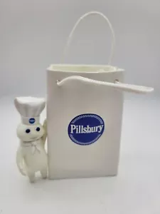 2004 Pillsbury Doughboy Counter Top/Desk Organizer Holder Pencil Ceramic Bag - Picture 1 of 8