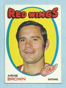 1971-72 Topps Hockey Arnie Brown #14 Detroit Red Wings EX+ - Picture 1 of 1