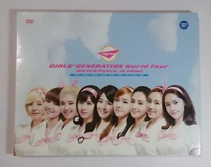SNSD GIRLS’GENERATION World Tour Girls & Peace in Seoul Korea 2DVD+Photo Book - Imagen 1 de 5