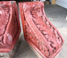 ~ GREAT SET OF ANTIQUE STONE CORBELS ~ ARCHITECTURAL SALVAGE ~