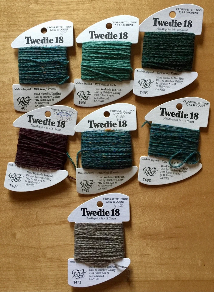 Twedie 18 Wool Yarn - Rainbow Gallery Yarn for Needlepoint - Image 1 of 1