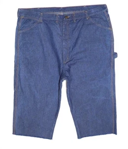 RED KAP - Men's Vintage Long Carpenter Denim Shorts 44"W Relaxed Fit Jorts - Picture 1 of 5