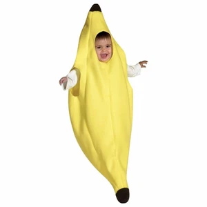 Banana Jungle Tropical Healthy Fruit Food Infant Baby Boys Girls Costume 3-9M - Picture 1 of 1
