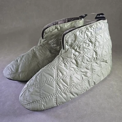 Zapatillas botín LL Bean acolchadas caqui verde unisex talla M M 9/10 W 10,5/11,5 Foto 1 de 4