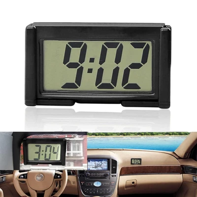 Mini Auto Uhr, Fahrzeug Elektronische Digitaluhr, LCD Digital Clock, Fahrzeug Au - Bild 1 von 4
