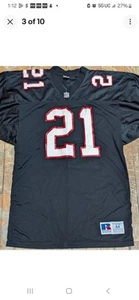 Vintage Atlanta Falcons Jersey Mens 48 Black Deion Sanders Dirty Bird Champion - Picture 1 of 5