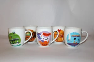 Disneyland 50th Anniversary Collectable 5 Mug Set by SHAG - Picture 1 of 19