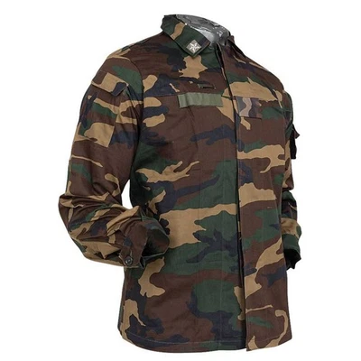 Conjunto de abrigo y pantalón de combate italiano militar bosque camuflaje BDU talla XL NUEVO Foto 1 de 4