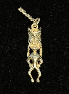 Vintage massiver 14K Gold ~ 3D HAWAII TIKI GOTT ~ Charm Anhänger mit Hawaii Anhänger 3g - Bild 1 von 8
