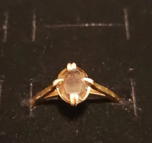 Vintage Avon Gold Filled 18kHGE Edelstein Ring Größe 9 - Bild 1 von 14