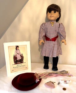 American Girl Puppe Original Samantha Rentner. Buch & Zubehör Pleasant Co 98 - Bild 1 von 18