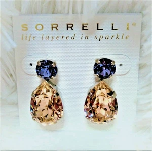 *NUEVO* Y *RETIRADO* ~ Sorrelli ~ "ECM9ASPM " ~ Pendientes ~ ROSA Y PÚRPURA  - Imagen 1 de 3