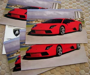 LAMBORGHINI OFFICIAL MURCIELAGO POSTCARD BROCHURE SET OF x5 2003 USA EDITION - Picture 1 of 1