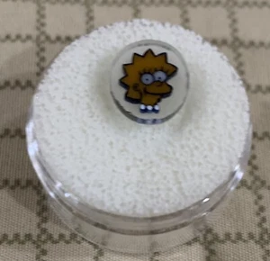Boro Glass mille The Simpsons (Lisa Simpsons) Murrine Millie Glass Blowing - Picture 1 of 12