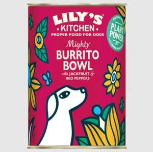 Lily's Kitchen Mighty Burrito Schüssel Erwachsene nasses Hundefutter 400g-6er Pack - Bild 1 von 3